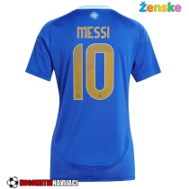 Ženske Nogometnih dresov Argentina Lionel Messi #10 Gostujoči Copa America 2024 Kratki rokavi